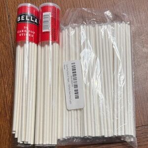 Abella Classic White Cake Pop Sticks - 160 sticks